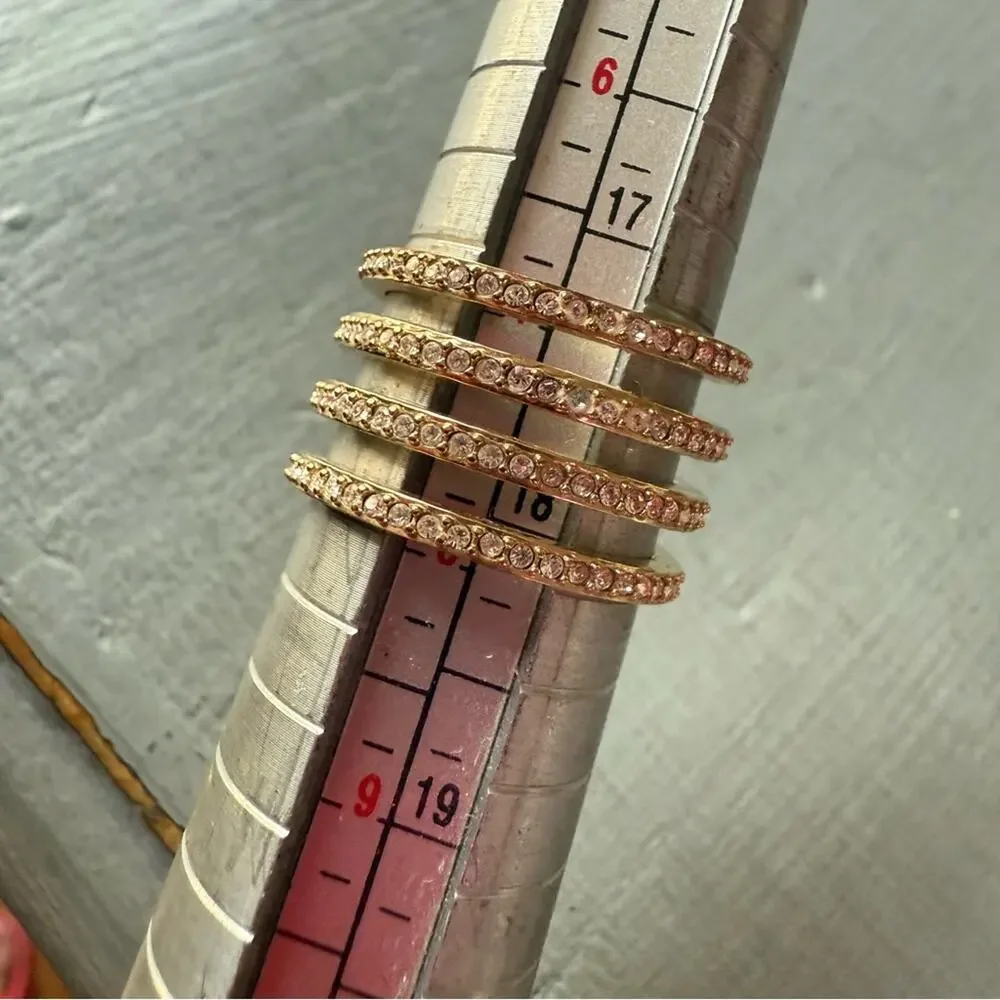Michael Kors Gold Tone Wrap Ring Size 7